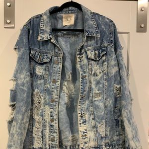 Distressed Jean Jacket